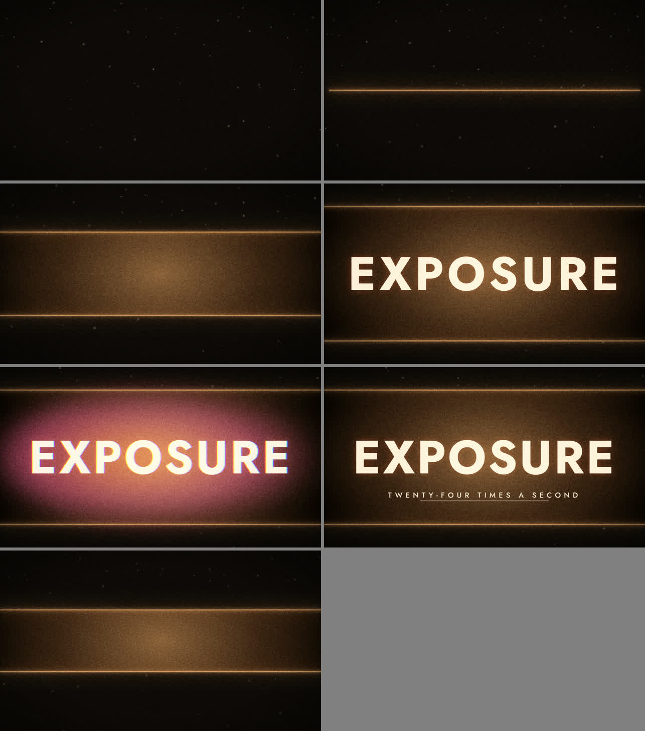 HyperFrames check frames at the same seven times
